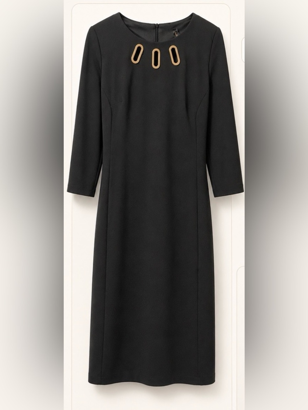 Lori M Collection Black Dress Gold Hardware – Size XL – Made in Canada